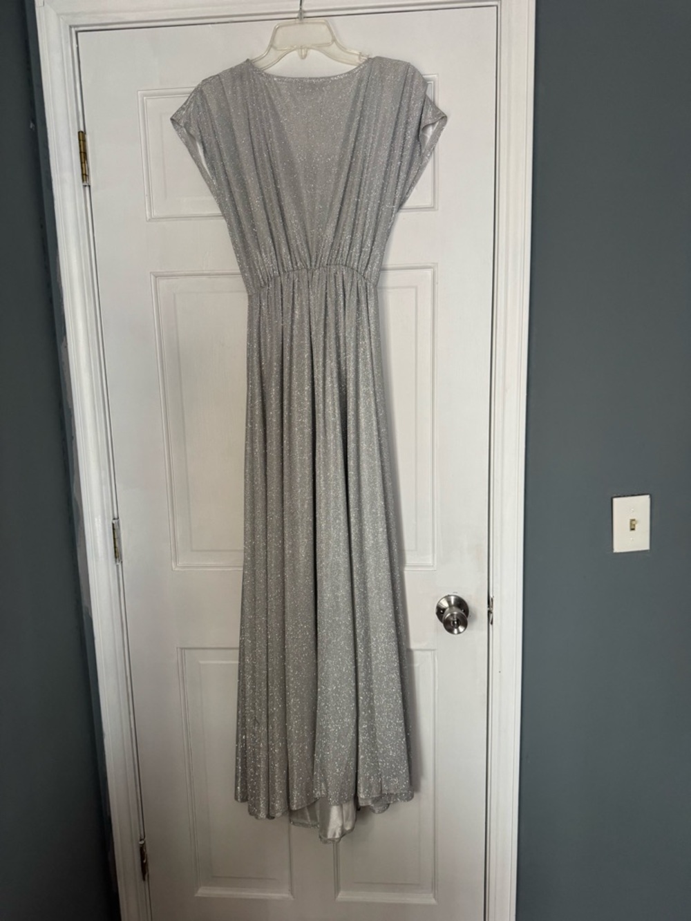 Silver SparkleEvening Gown - Picture 2 of 4
